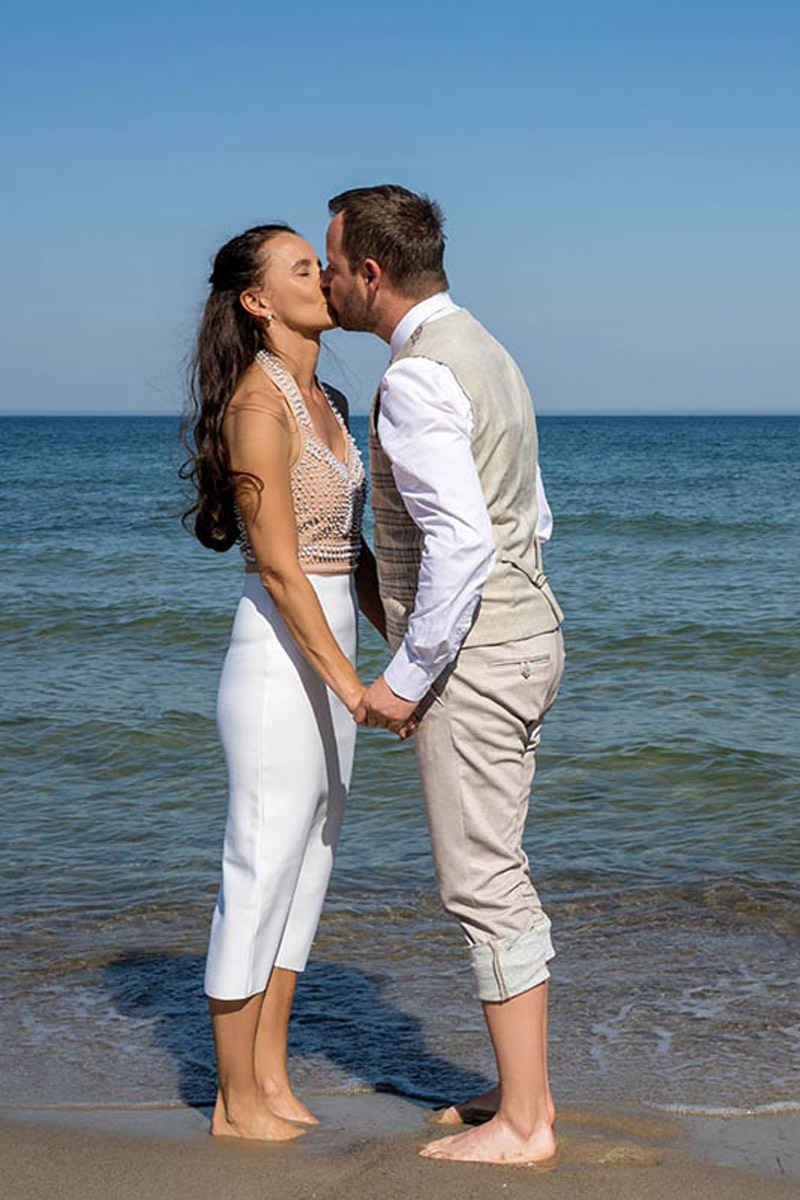 Hochzeitsfotograf Mazelle - Kap Arkona auf Rügen für schöne Fotos am Strand an der Ostsee