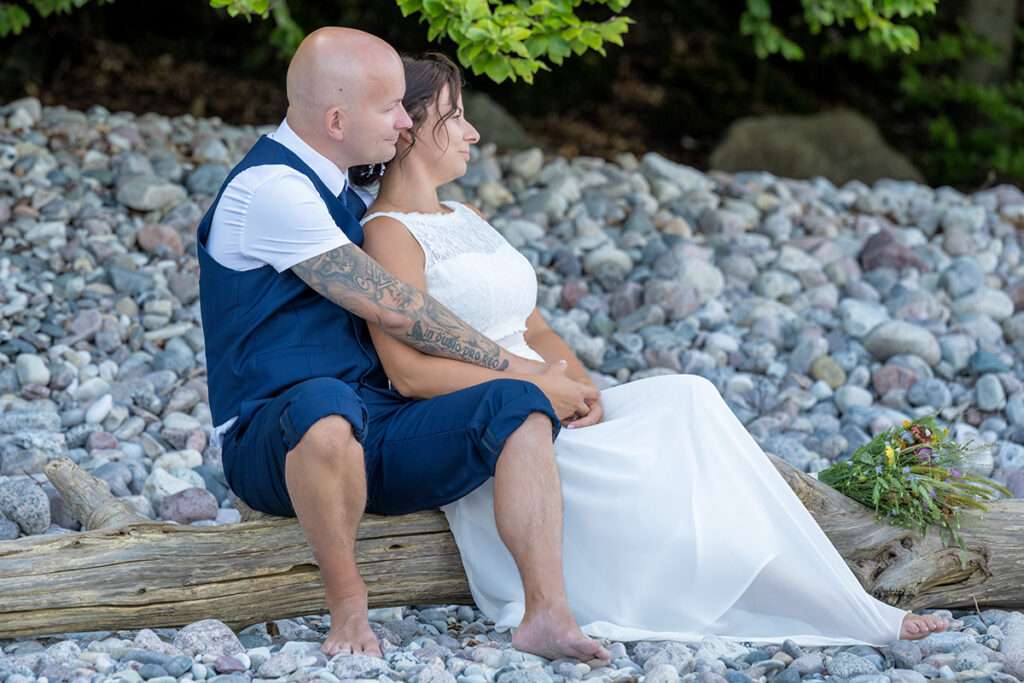 Heiraten in Sellin auf der Seebrücke an der Ostsee mit authentischen Hochzeitsbilder von den Mazelle Photography Fotostudio®